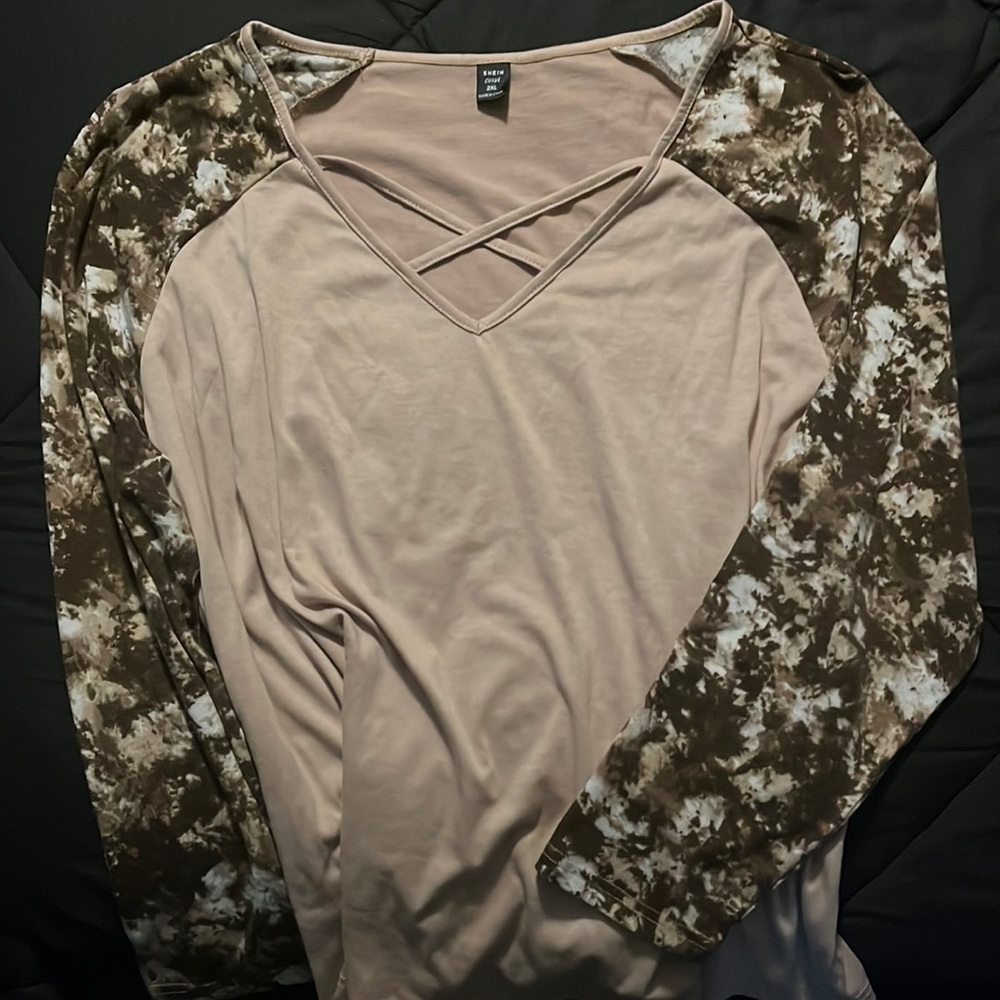 SHIEN 2X Long Sleeve Blouse